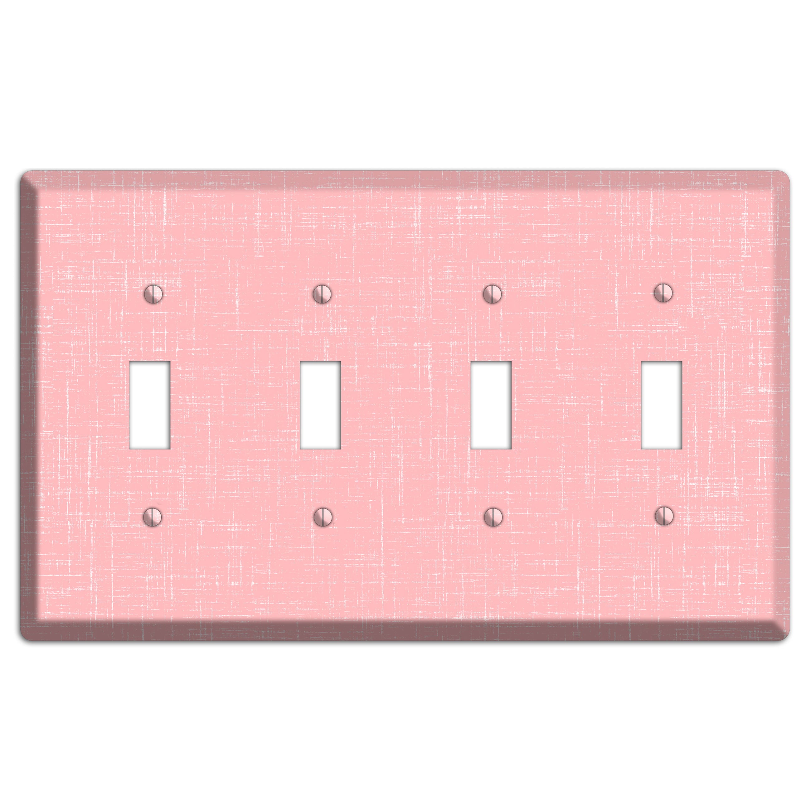 Amber Soft Coral 4 Toggle Wallplate