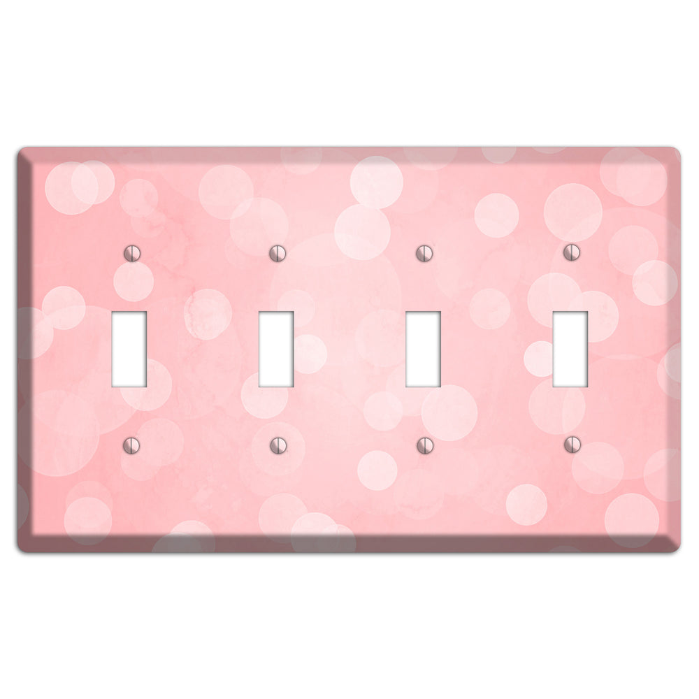 Supernova Soft Coral 4 Toggle Wallplate