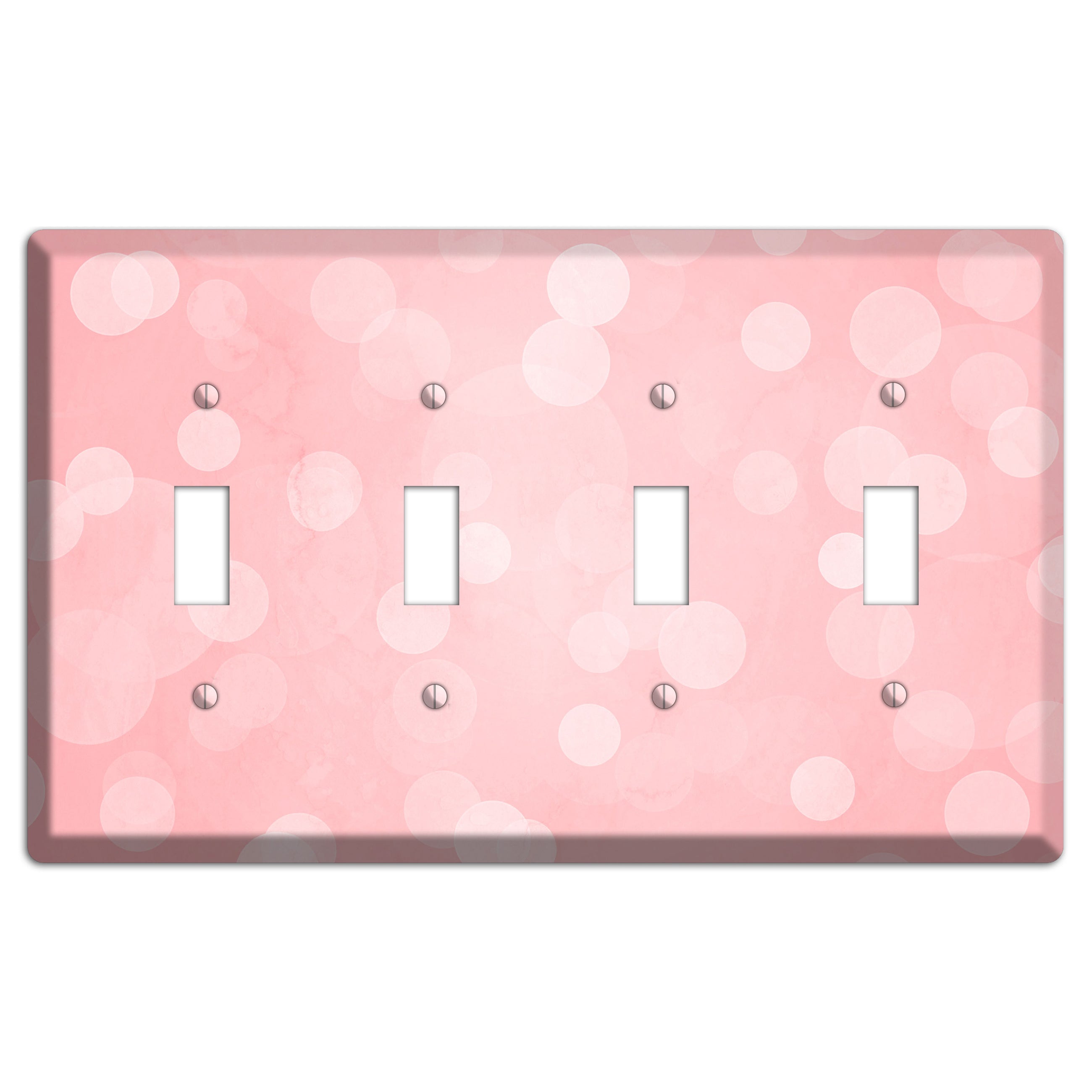 Supernova Soft Coral 4 Toggle Wallplate
