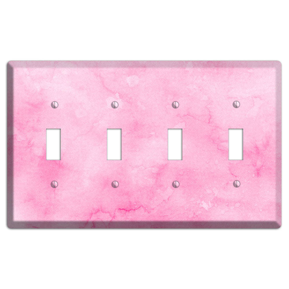 Cinderella Pink Texture 4 Toggle Wallplate