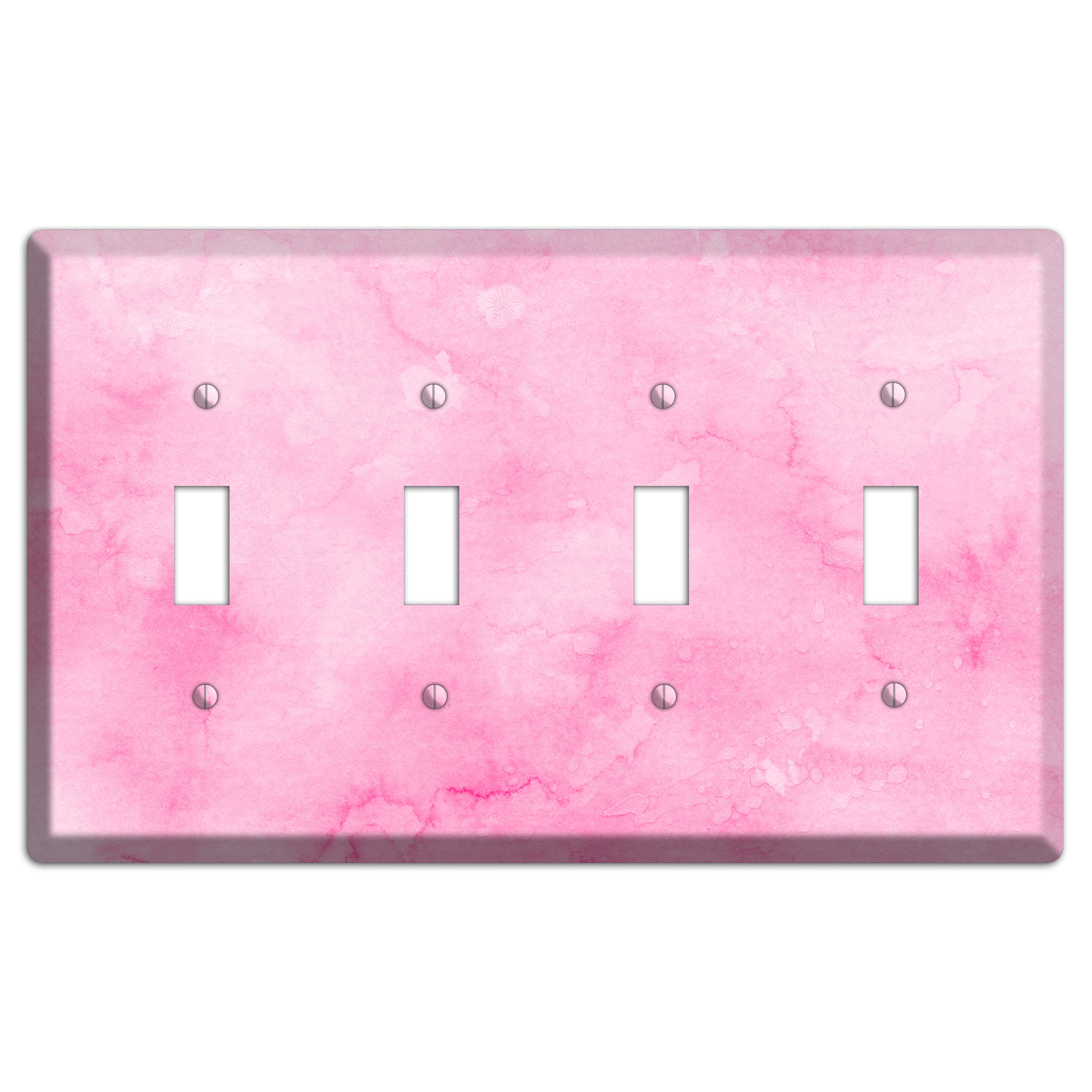 Cinderella Pink Texture 4 Toggle Wallplate