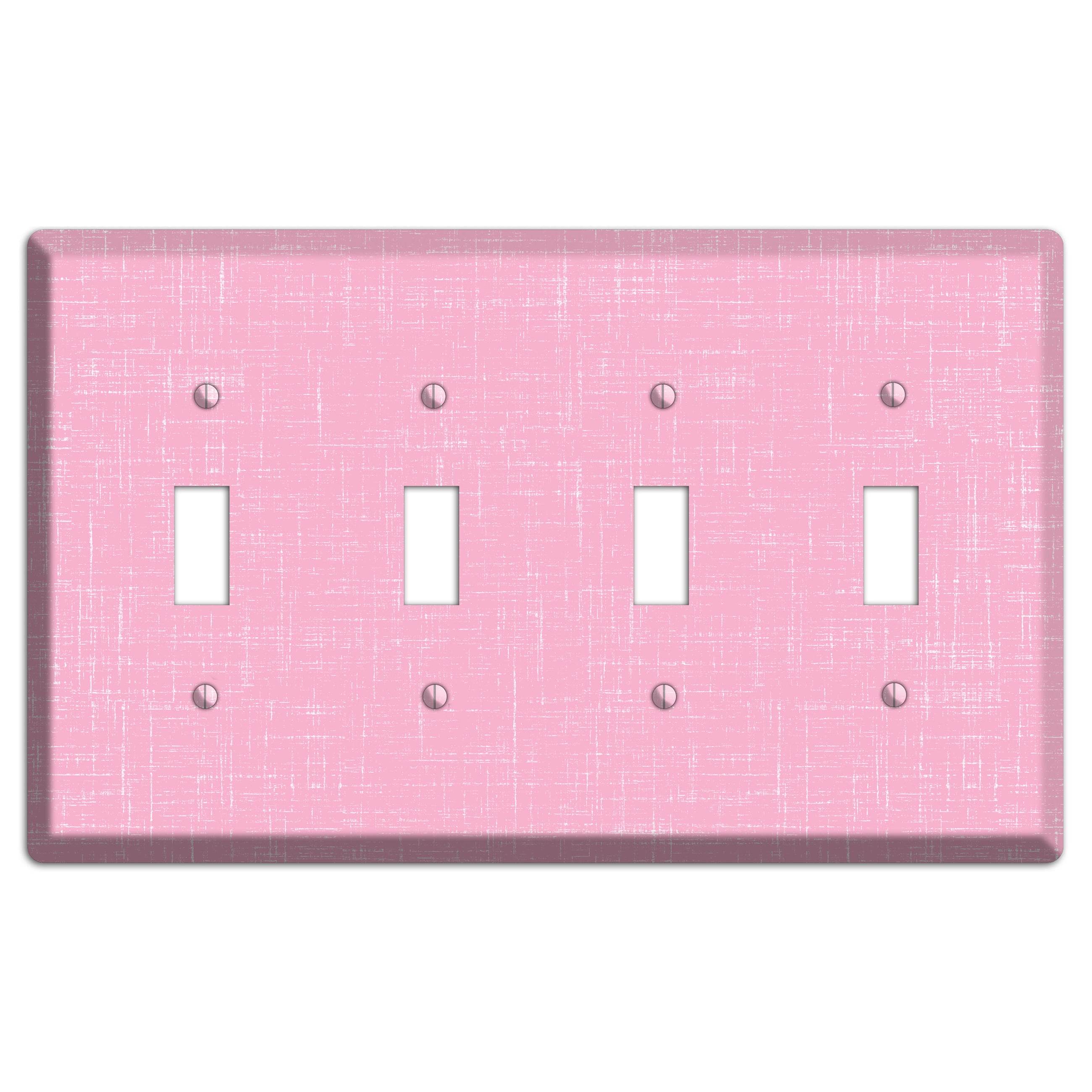 Chantilly Pink Texture 4 Toggle Wallplate