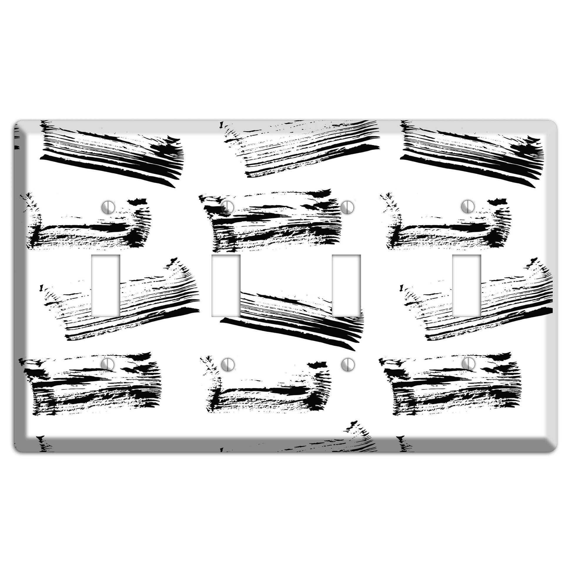 Ink Brushstrokes 1 4 Toggle Wallplate