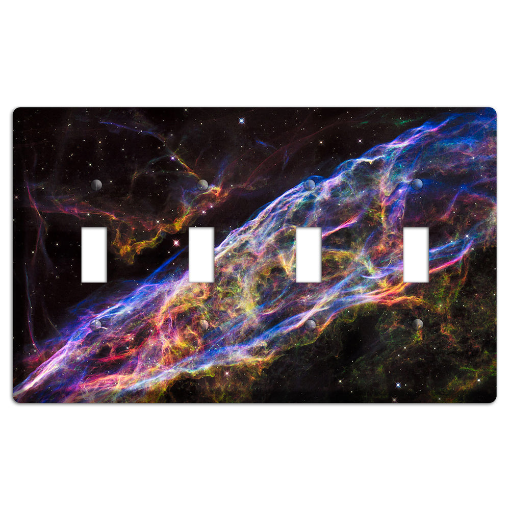 Veil Nebula 4 Toggle Wallplate