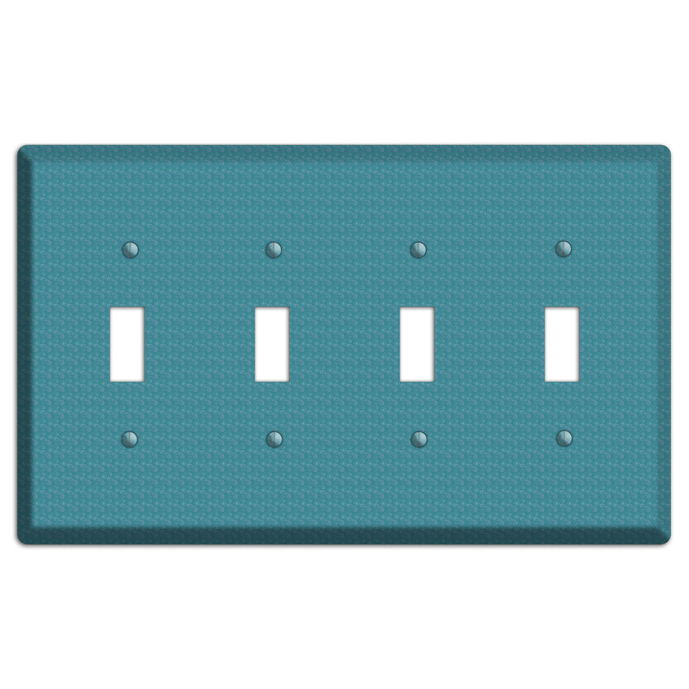 Jade Swirls 4 Toggle Wallplate