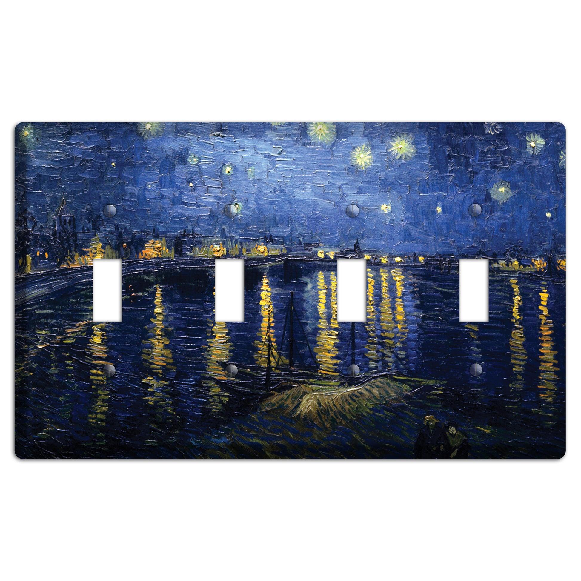 Vincent Van Gogh 4 Toggle Wallplate