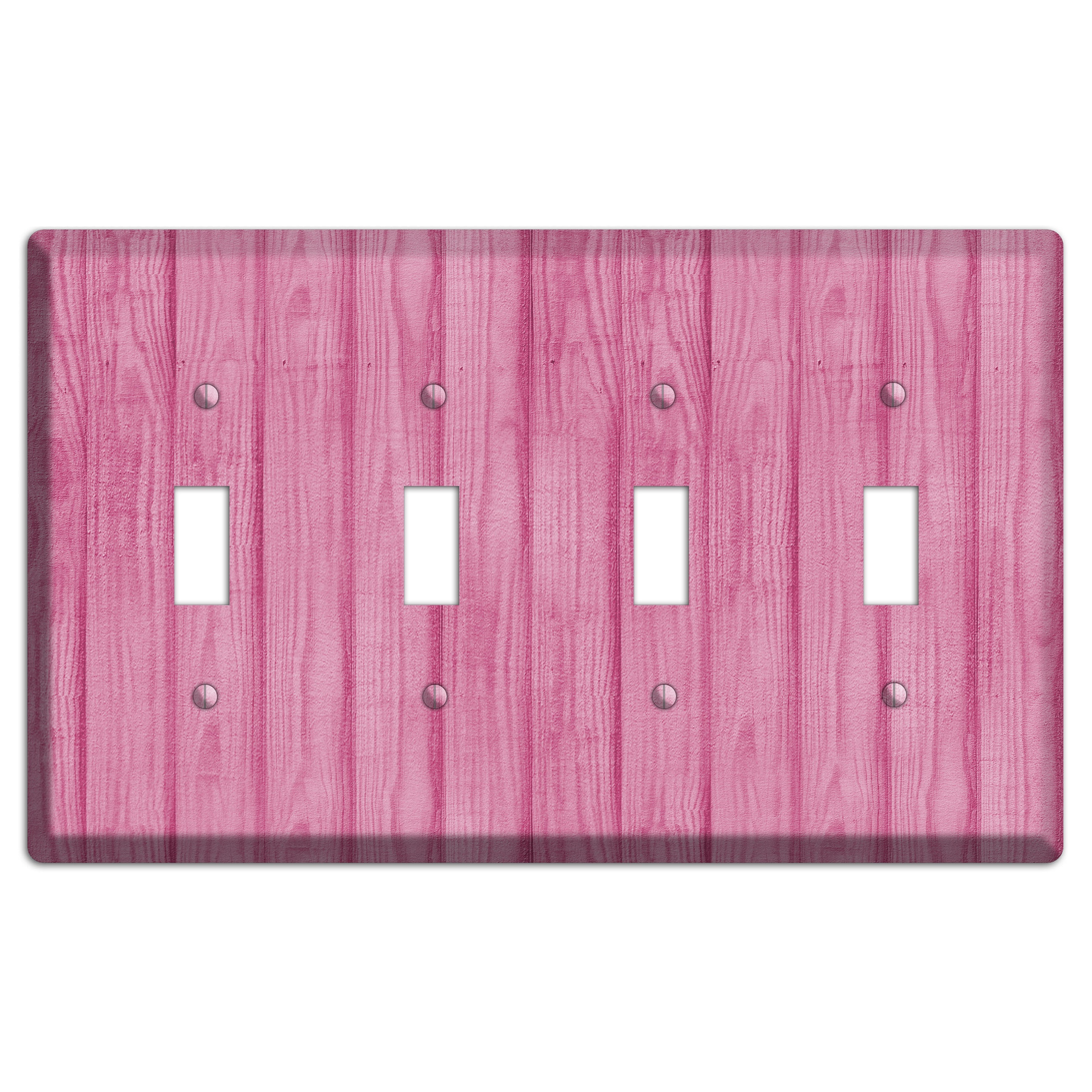 Can Can Pink Texture 4 Toggle Wallplate
