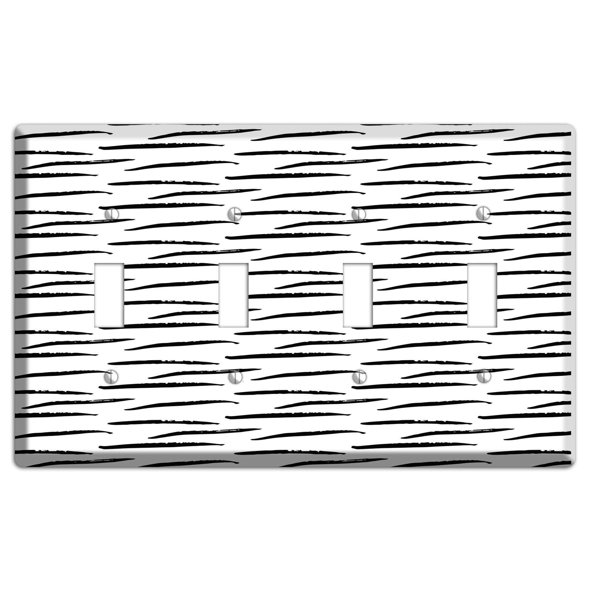 Ink Brushstrokes 9 4 Toggle Wallplate