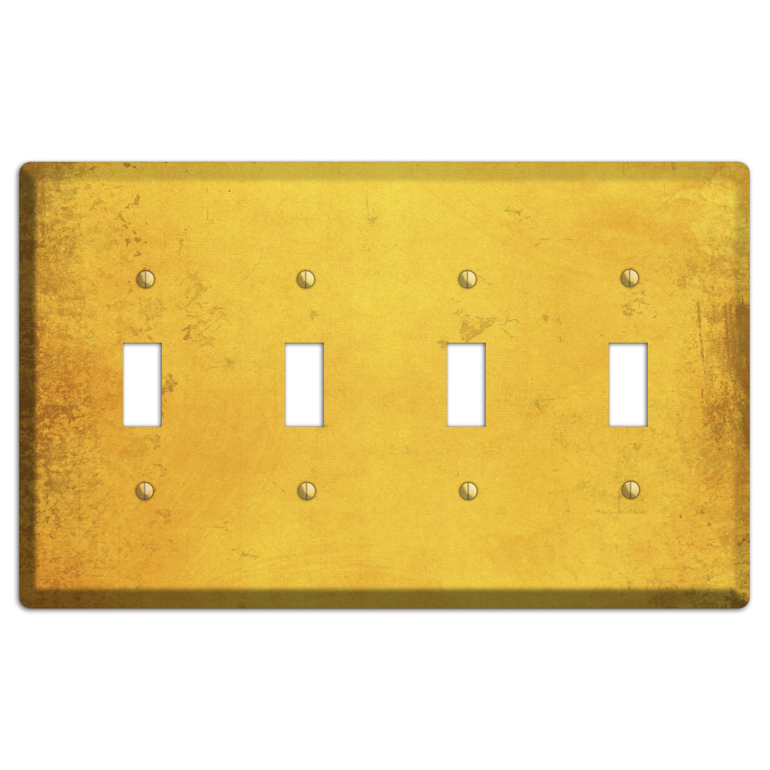 Abbey Vintage Grunge 4 Toggle Wallplate