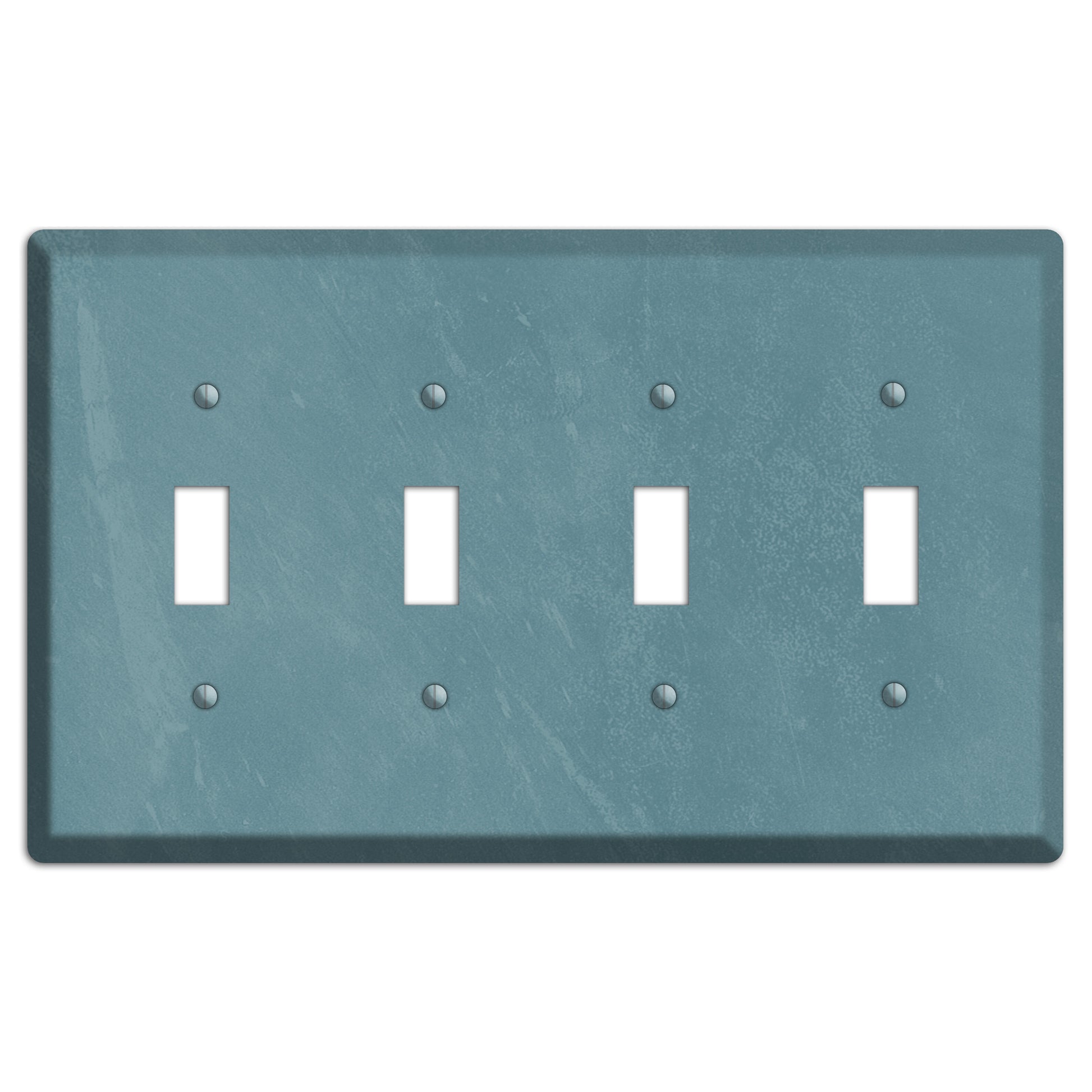 Chalk Teal 4 Toggle Wallplate