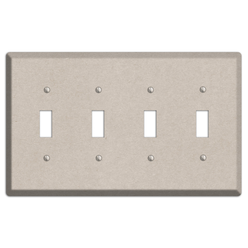 Bison Hide Kraft 4 Toggle Wallplate