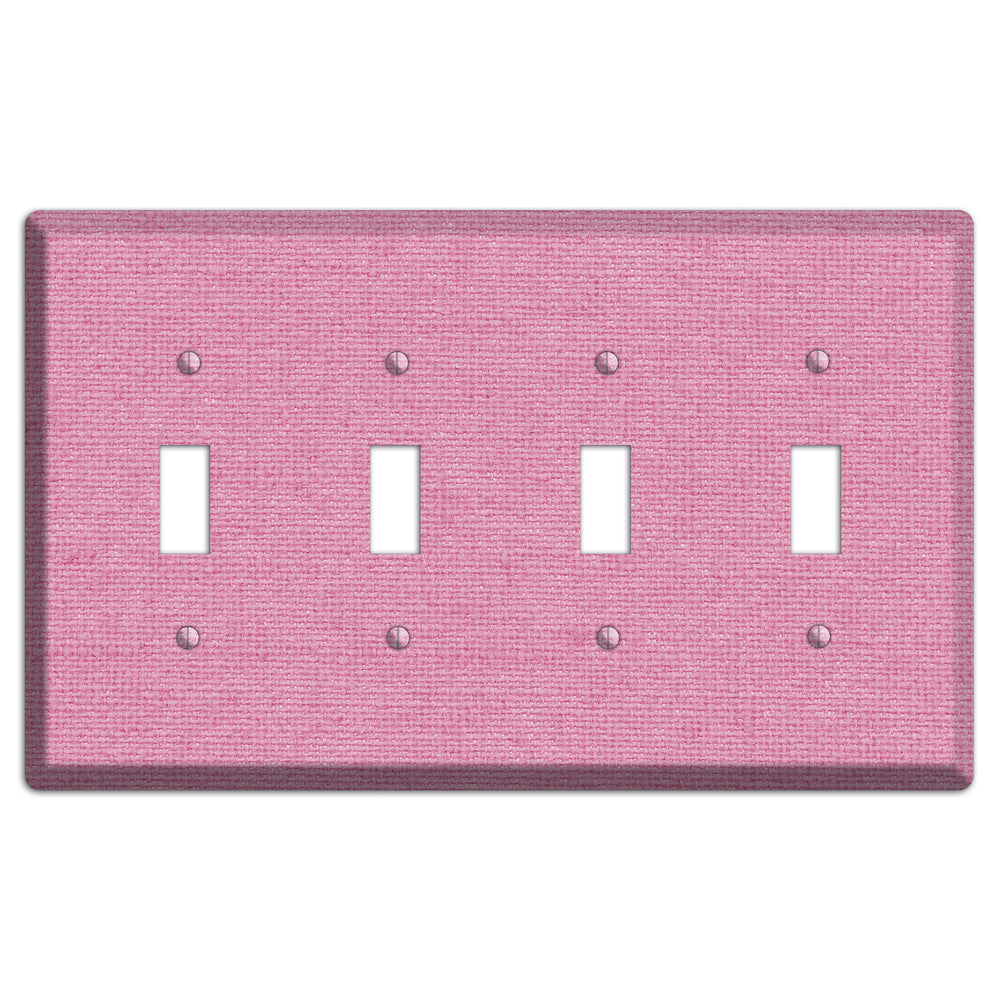 Gamboge Pink Texture 4 Toggle Wallplate