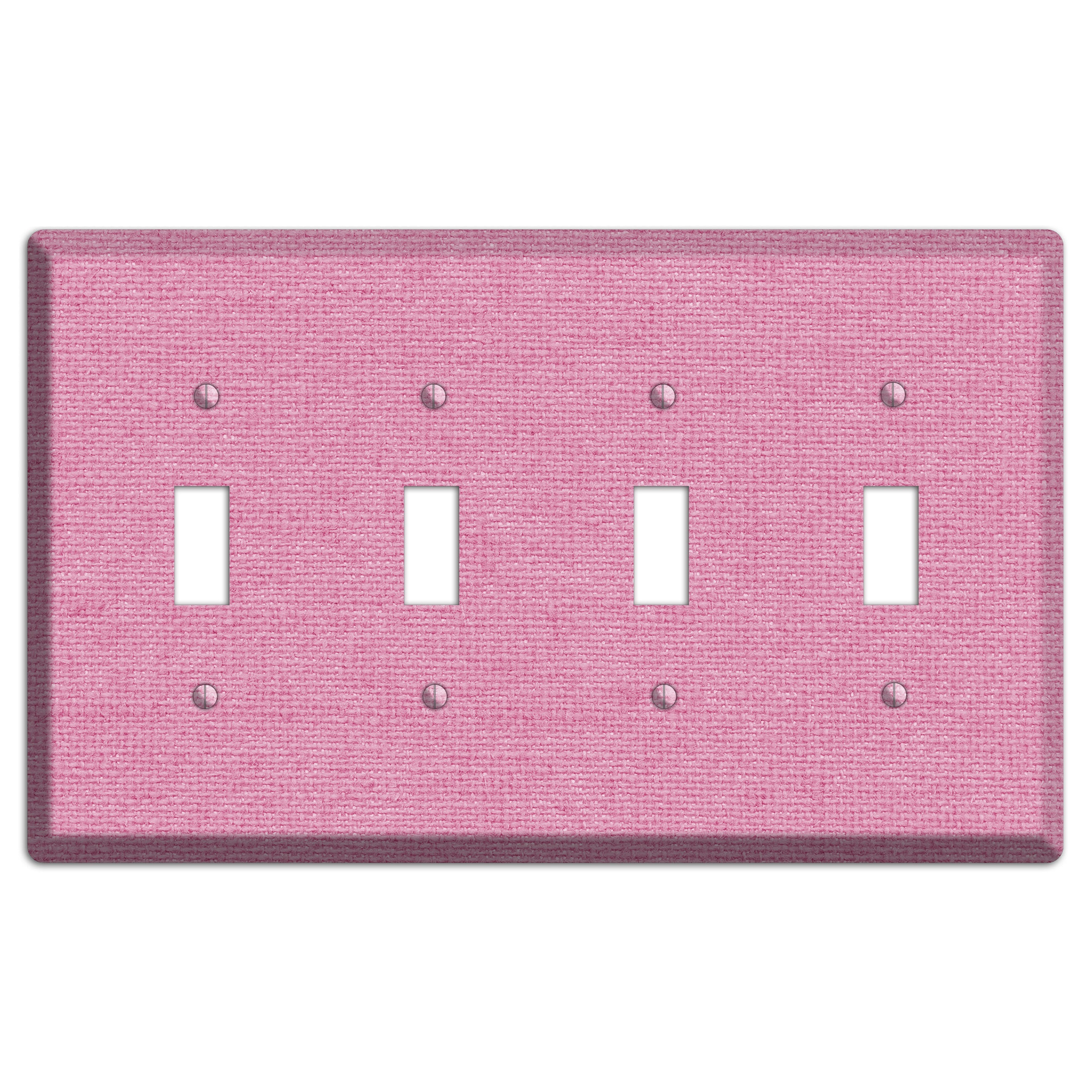 Gamboge Pink Texture 4 Toggle Wallplate