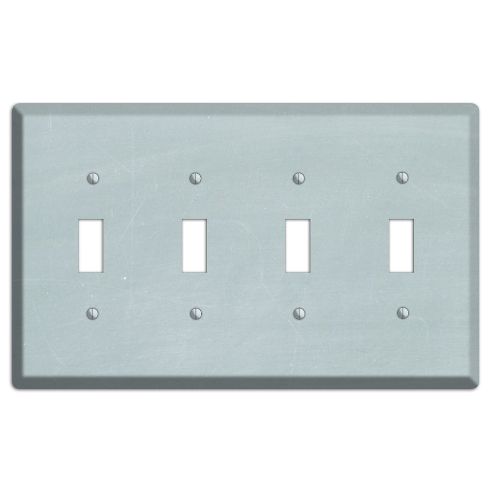 Chalk Light Blue 4 Toggle Wallplate