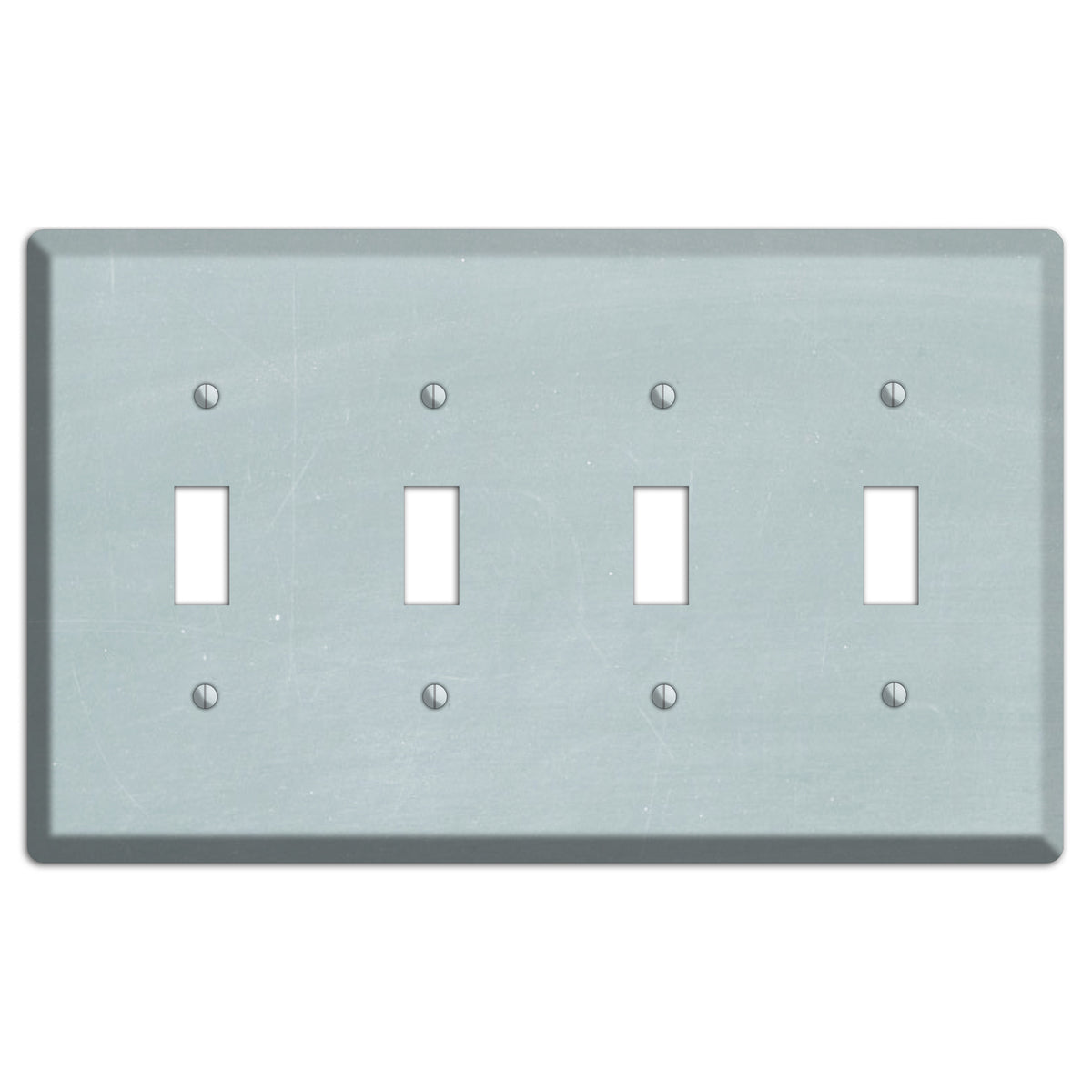 Chalk Light Blue 4 Toggle Wallplate