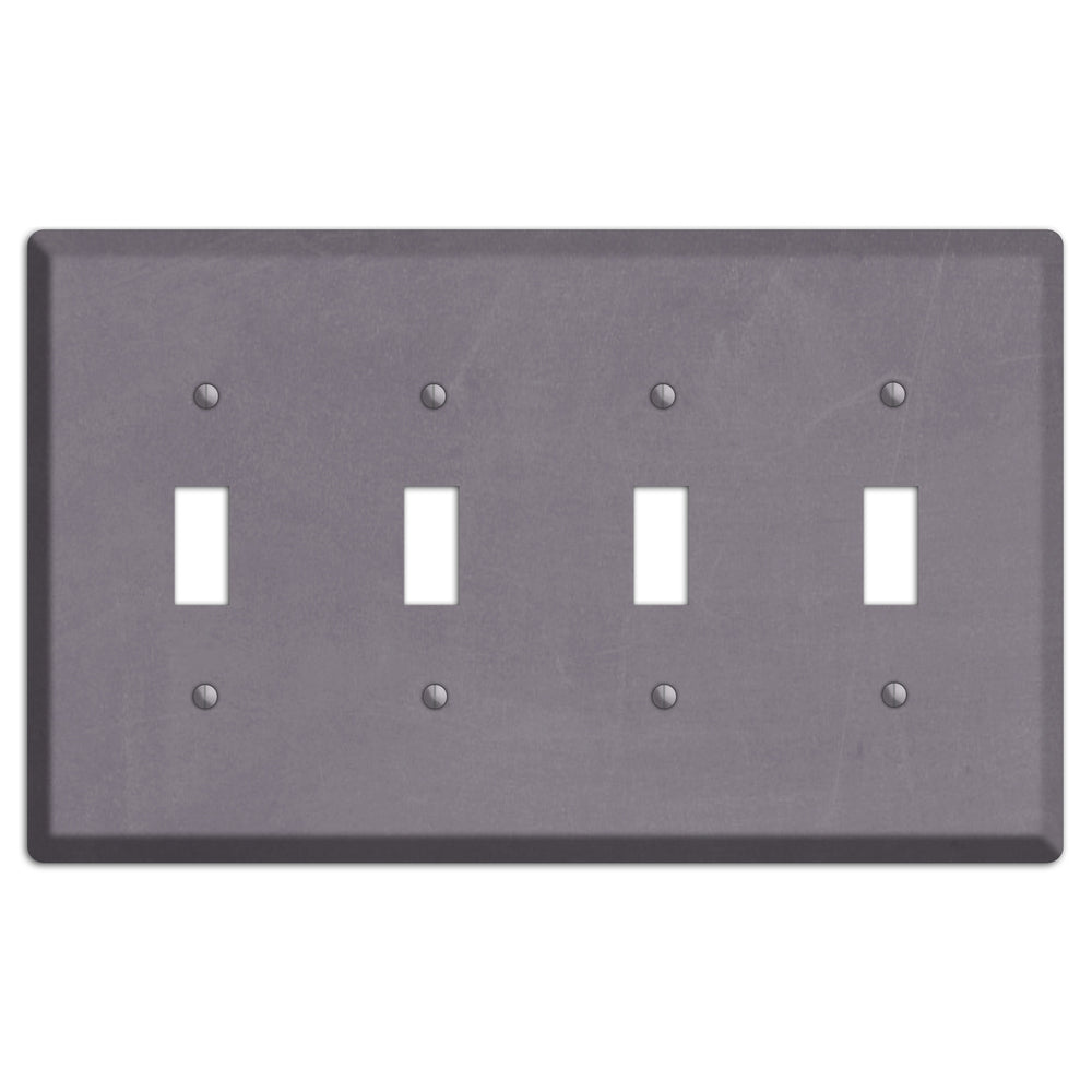 Chalk Purple 4 Toggle Wallplate