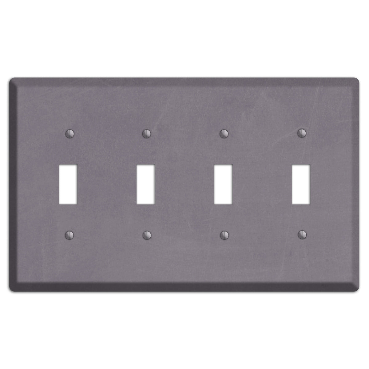 Chalk Purple 4 Toggle Wallplate
