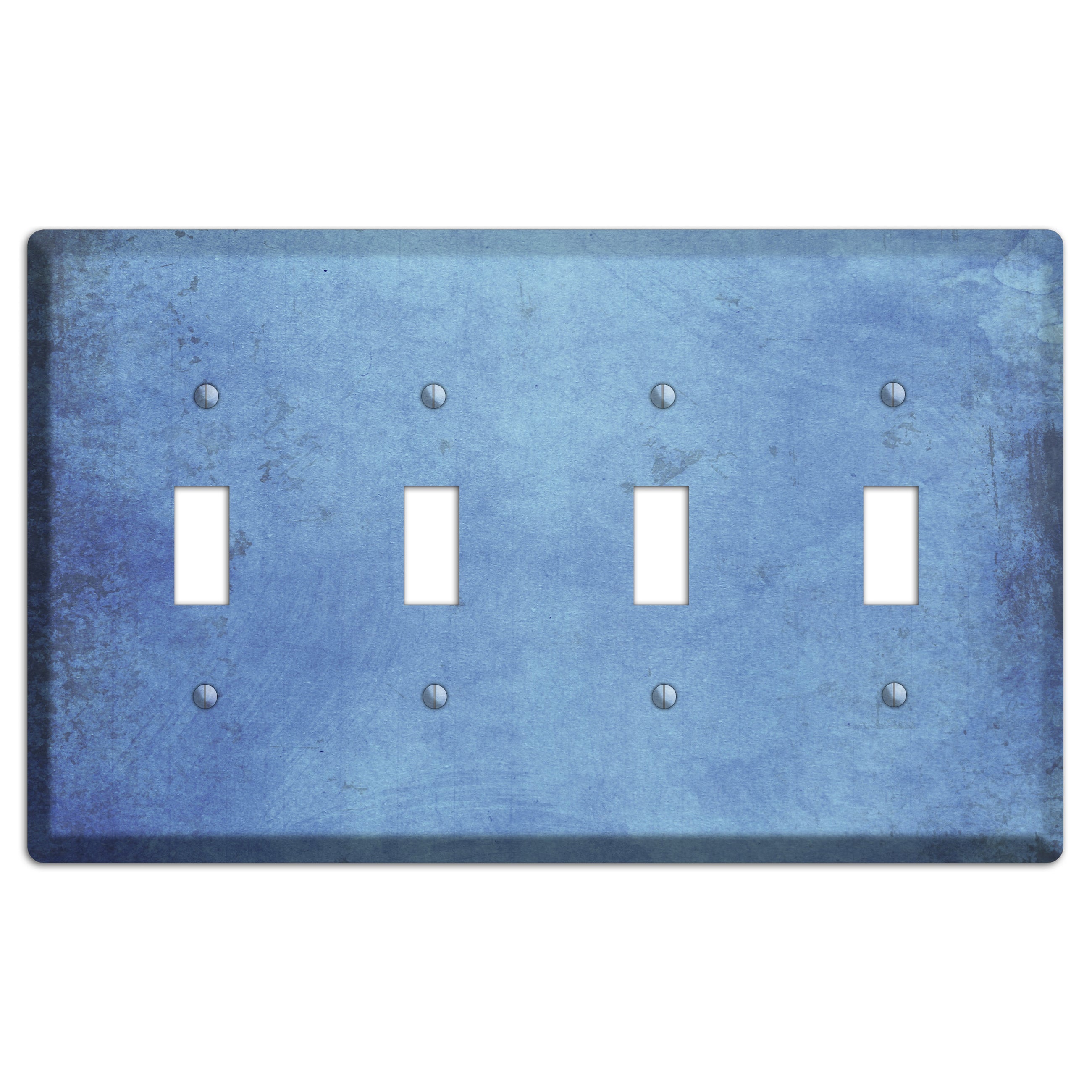 Polo Blue Vintage Grunge 4 Toggle Wallplate