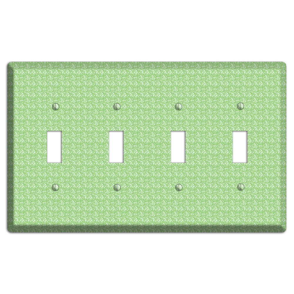 Green Pattern 4 Toggle Wallplate