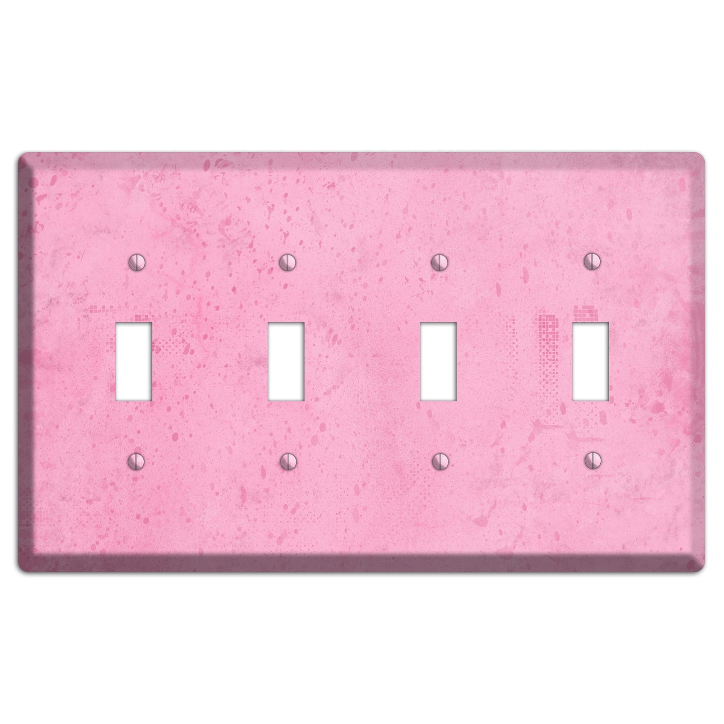 Illusion Pink Texture 4 Toggle Wallplate