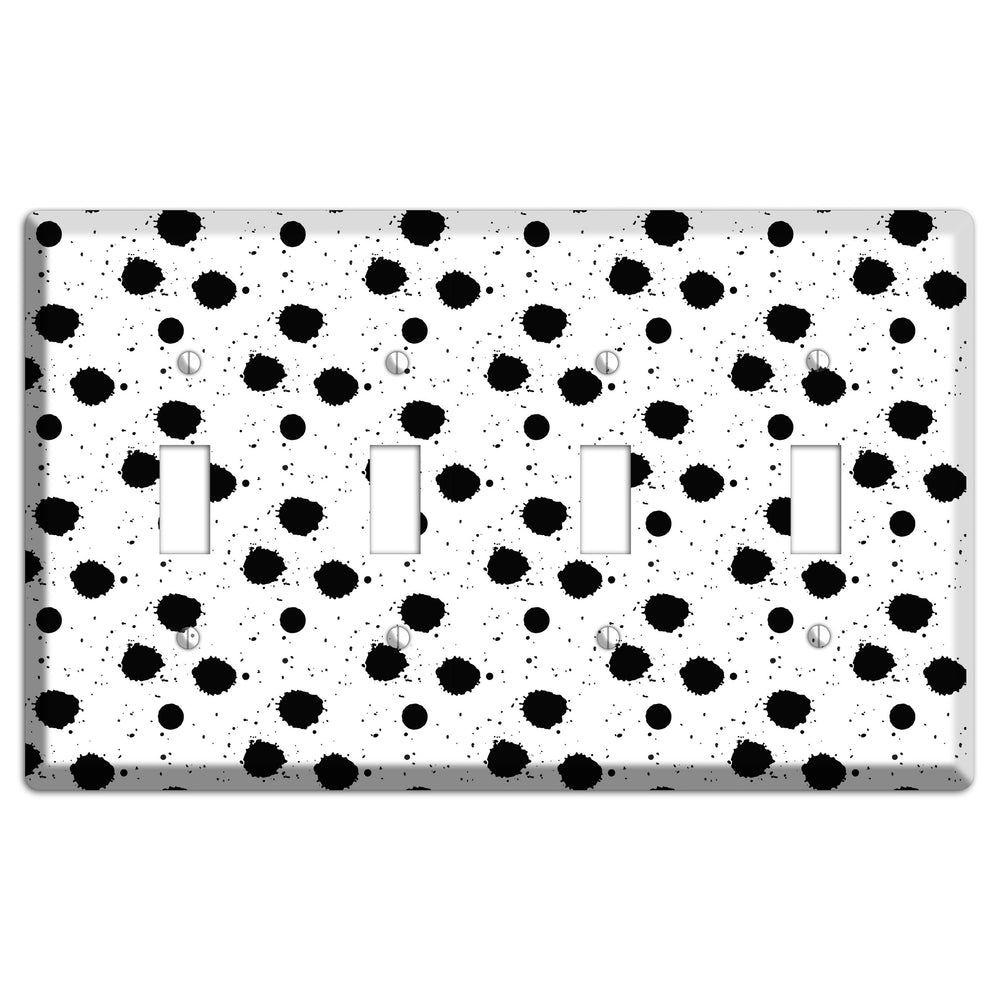 Ink Drops 4 4 Toggle Wallplate