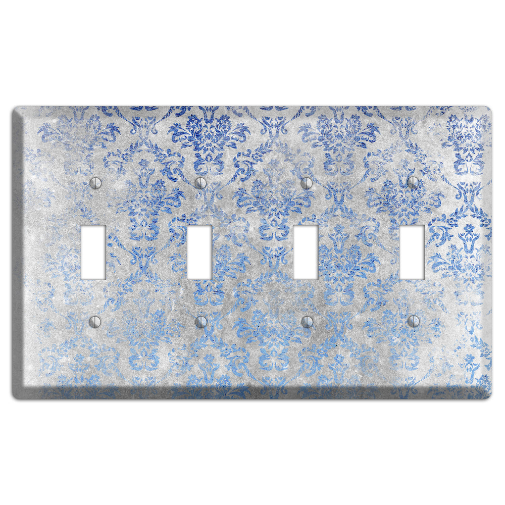 Loblolly Whimsical Damask 4 Toggle Wallplate