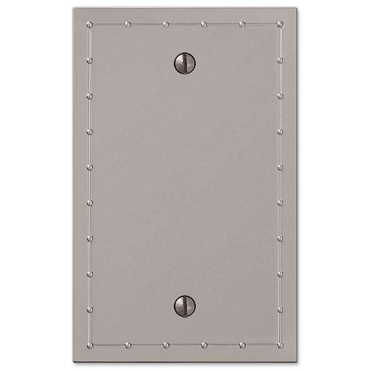 Rosa Satin Nickel 1 Blank - Wallplatesonline.com