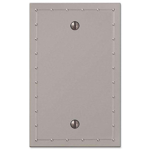 Rosa Satin Nickel 1 Blank - Wallplatesonline.com
