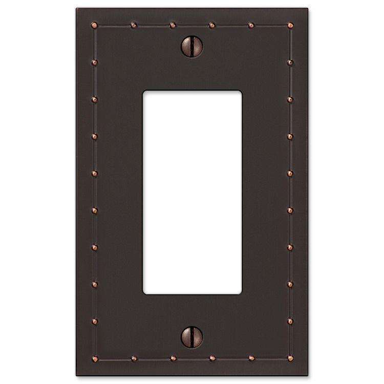 Rosa Aged Bronze 1 Rocker (GFI) - Wallplatesonline.com