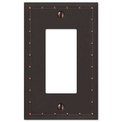Rosa Aged Bronze 1 Rocker (GFI) - Wallplatesonline.com
