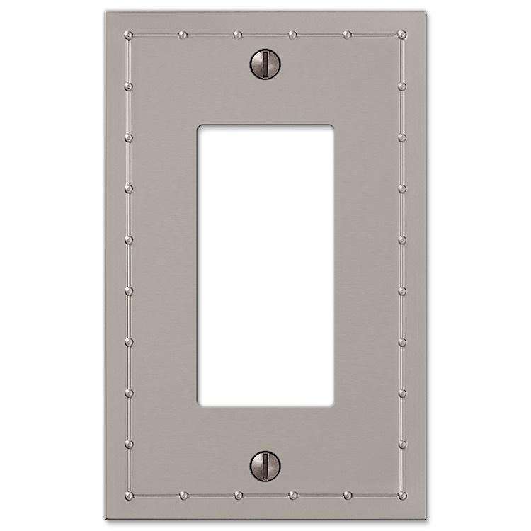 Rosa Satin Nickel 1 Rocker (GFI)