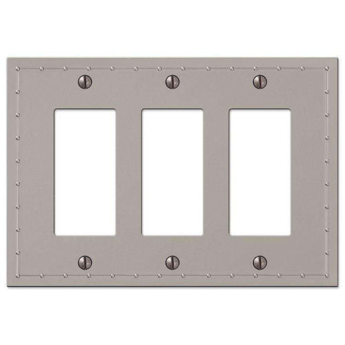 Rosa Satin Nickel 3 Rocker (GFI) - Wallplatesonline.com