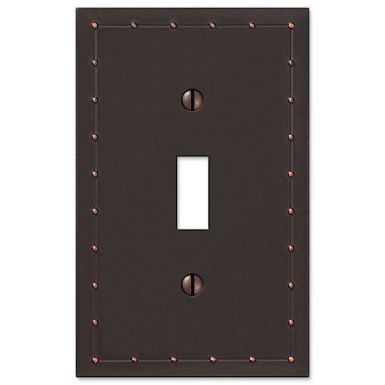 Rosa Aged Bronze Cover Plates