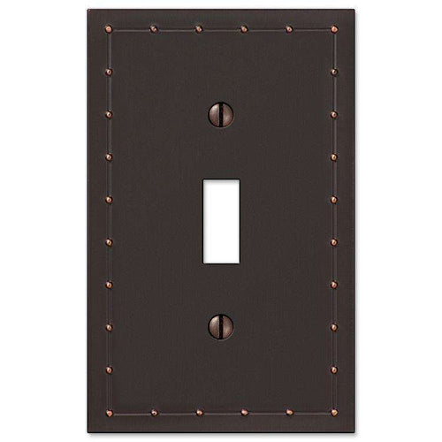 Rosa Aged Bronze Cover Plates - Wallplatesonline.com