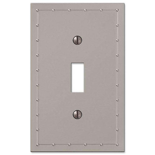 Rosa Satin Nickel Cover Plates - Wallplatesonline.com