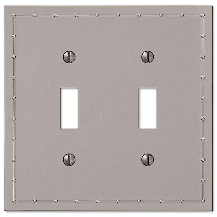 Rosa Satin Nickel Double Toggle - Wallplatesonline.com