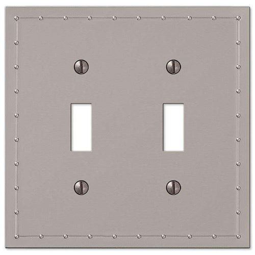Rosa Satin Nickel Double Toggle - Wallplatesonline.com