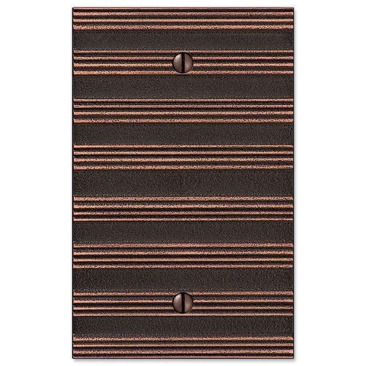 Chemalk Aged Bronze 1 Blank - Wallplatesonline.com