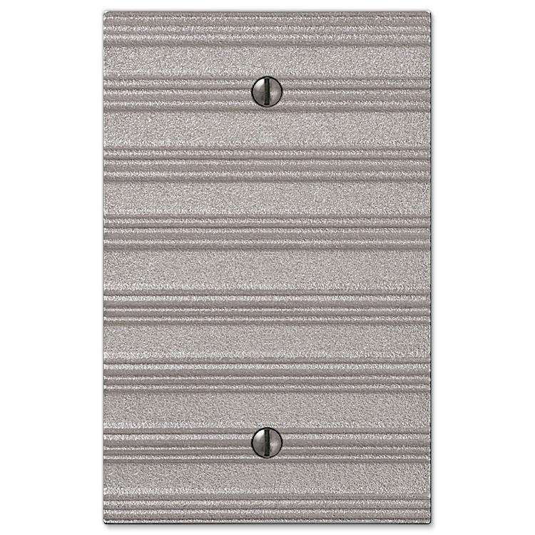 Chemal Frosted Nickel 1 Blank - Wallplatesonline.com