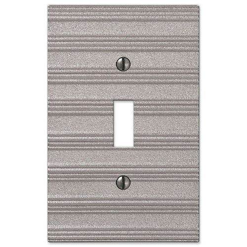 Chemal Frosted Nickel Cover Plates - Wallplatesonline.com