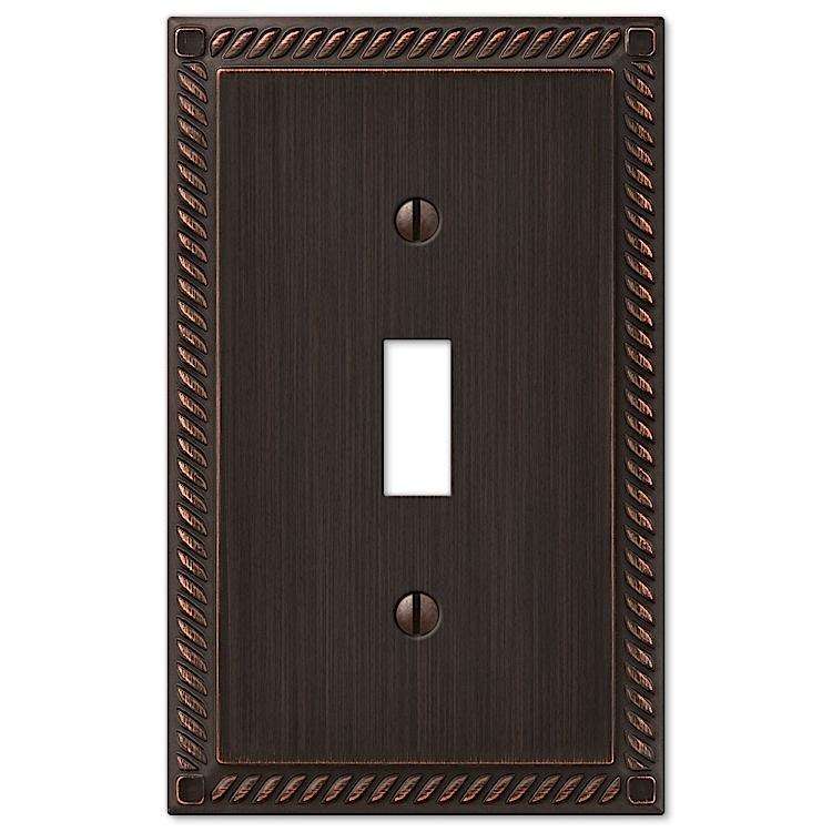 Georgian Aged Bronze Cover Plates