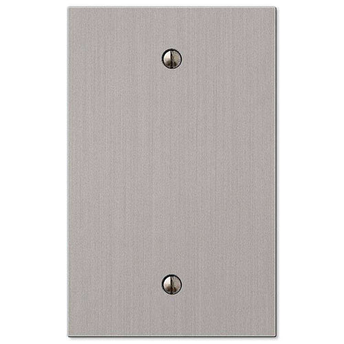 Elan Brushed Nickel 1 Blank - Wallplatesonline.com