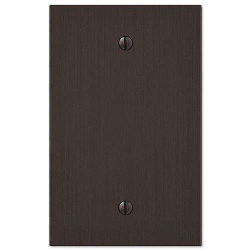 Elan Aged Bronze 1 Blank - Wallplatesonline.com