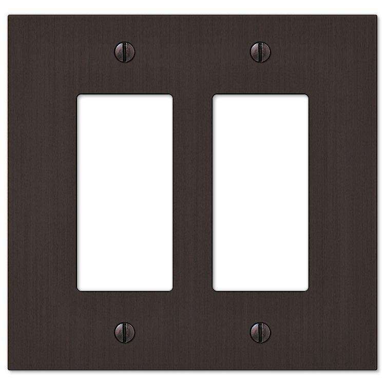 Elan Aged Bronze 2 Rocker (GFI) - Wallplatesonline.com