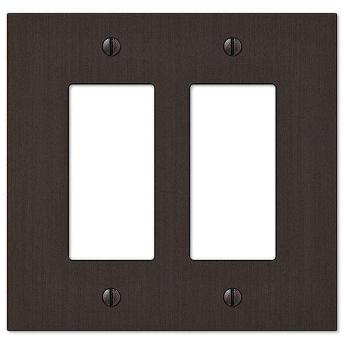 Elan Aged Bronze 2 Rocker (GFI) - Wallplatesonline.com