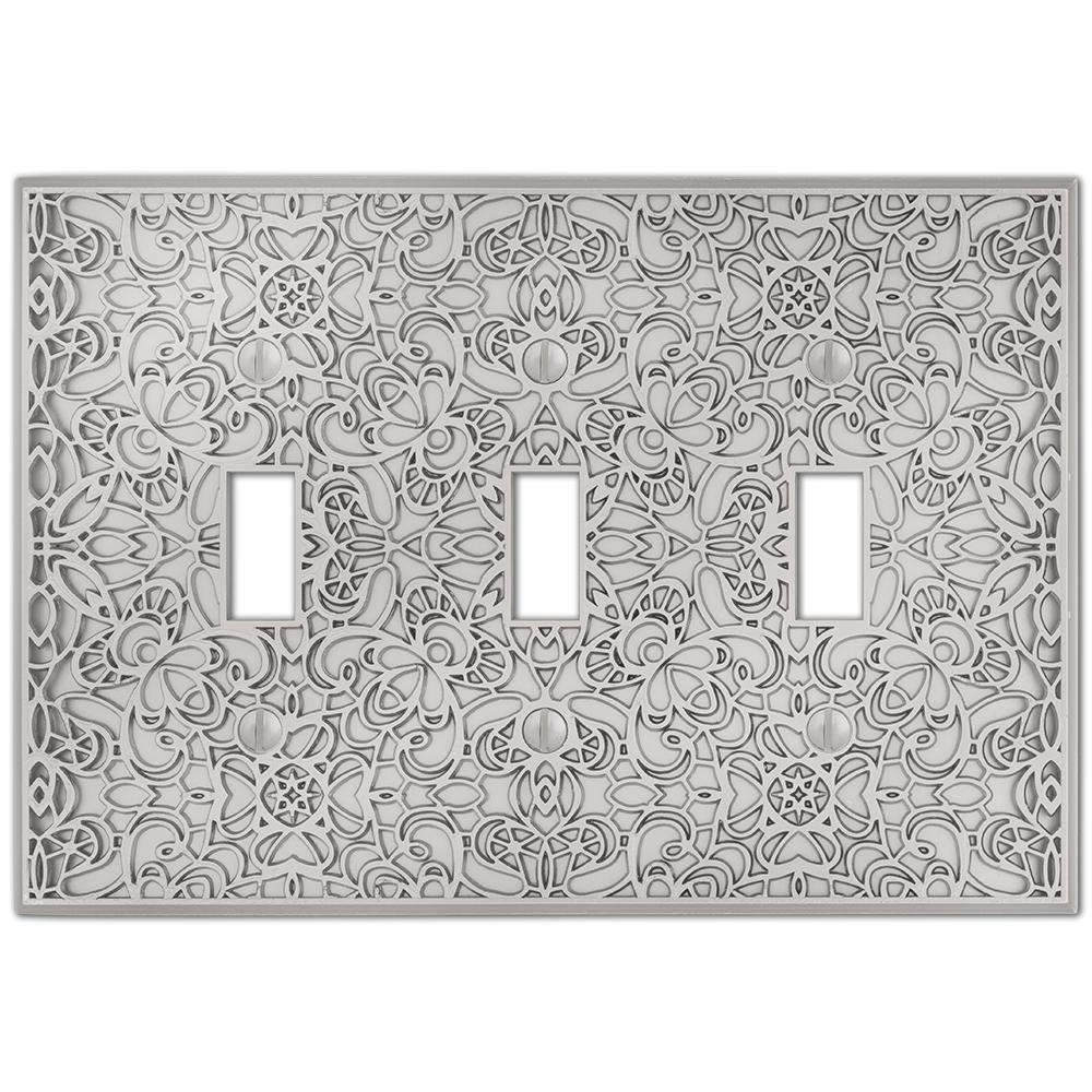 Momfort Satin Nickel Cast Triple Toggle