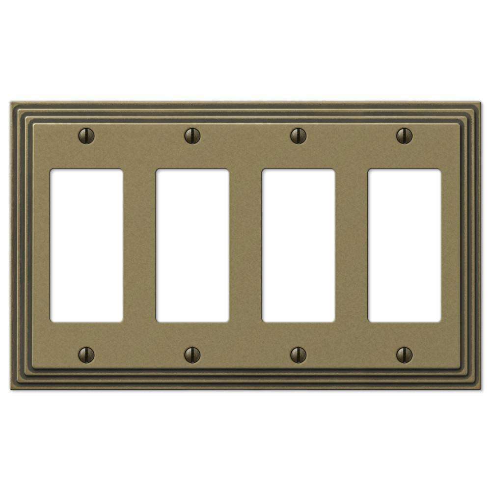 Steps Antique Brass 4 Rocker