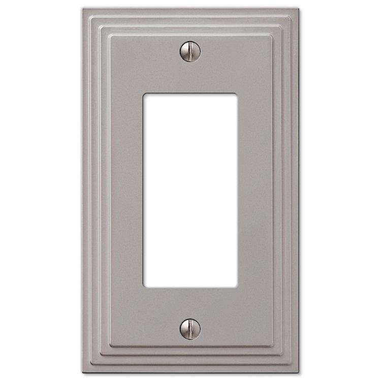 Steps Satin Nickel 1 Rocker (GFI) - Wallplatesonline.com