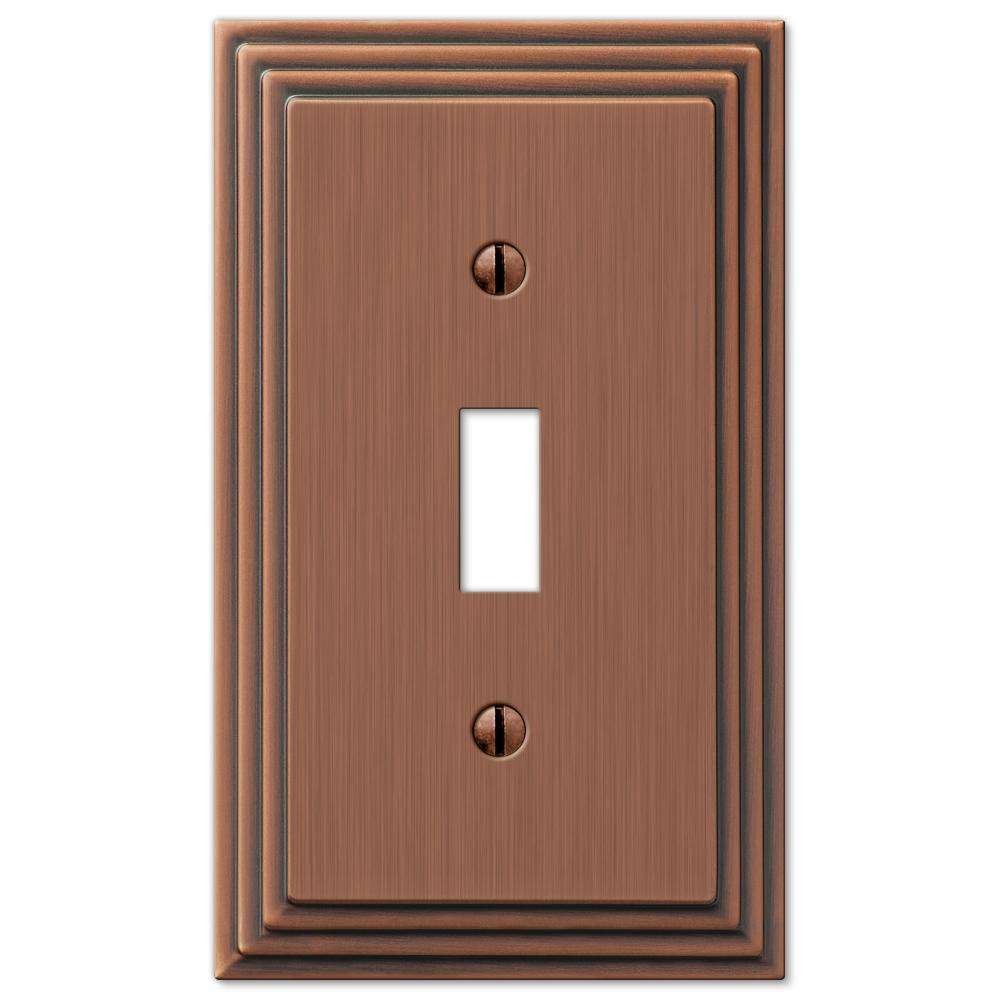 Steps Antique Copper Cover Plates
