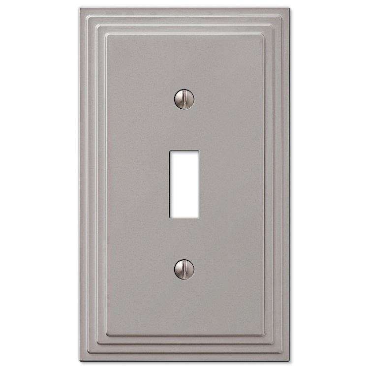 Steps Satin Nickel Cover Plates